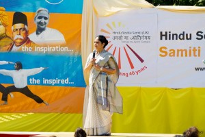 dame asha khemka dbe celebrates 40 years of hindu sevika samiti uk