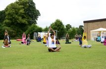 Basingstoke Shakha & Balagokulam celebrate SEWA day and International Day of Yoga